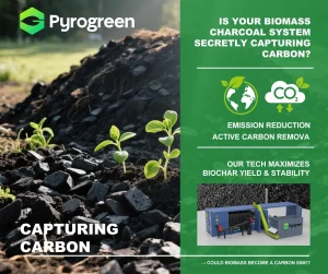 Pyro-Green: biochar produced from agricultural waste, capturing carbon